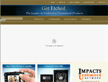 Tablet Screenshot of getetched.com